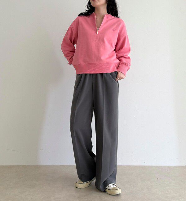 fredy emue「ハーフジップ裏毛スウェット」|スウェット・ジャージ|