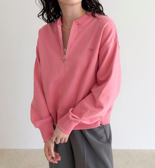 fredy emue「ハーフジップ裏毛スウェット」|スウェット・ジャージ|