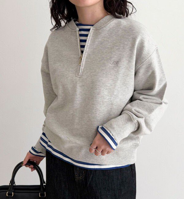 fredy emue「ハーフジップ裏毛スウェット」|スウェット・ジャージ|