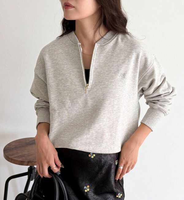 fredy emue「ハーフジップ裏毛スウェット」|スウェット・ジャージ|