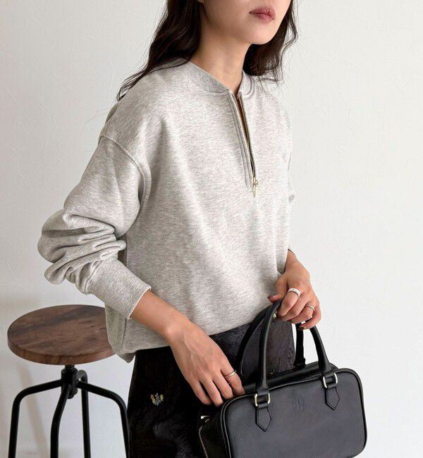 fredy emue「ハーフジップ裏毛スウェット」|スウェット・ジャージ|