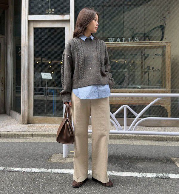 fredy emue「コーデュロイストレートパンツ」|チノ|