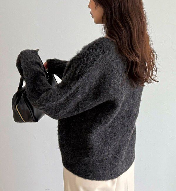 fredy emue「ふわふわ起毛ニットカーディガン」|カーディガン|