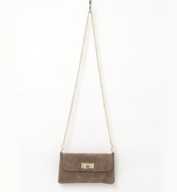 fredy emue「【AULENTTI/オーレンティ】スエードチェーンポシェットバッグ」|ショルダー・メッセンジャー|