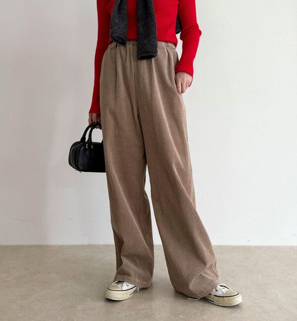 fredy emue「コーデュロイドロストイージーパンツ」|チノ|