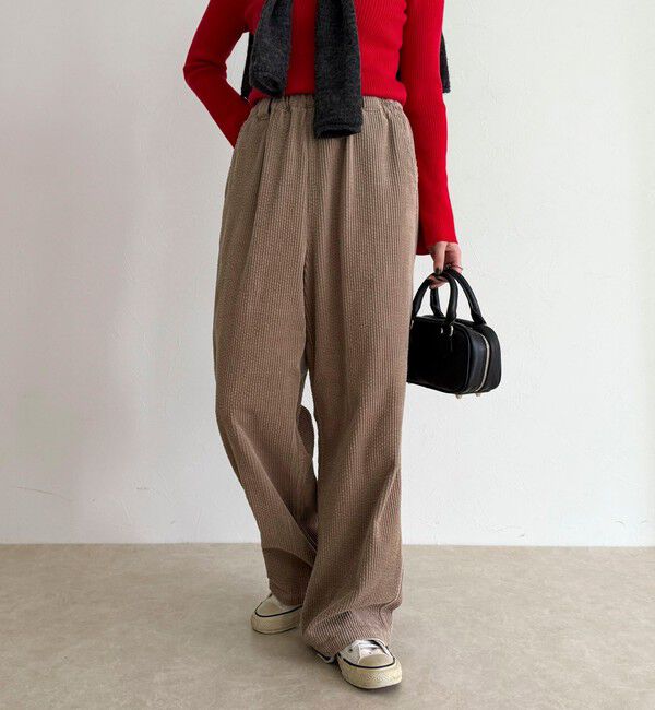 fredy emue「コーデュロイドロストイージーパンツ」|チノ|