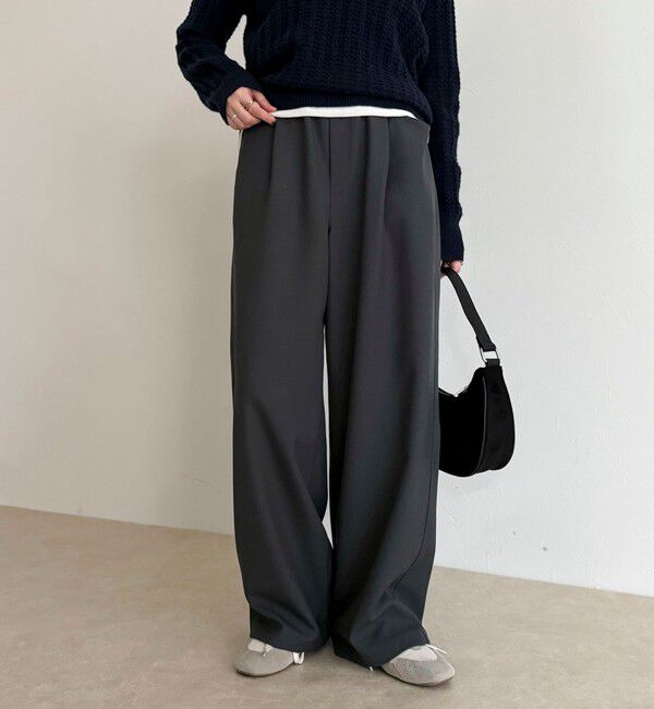 fredy emue「ウールライク5ポケイージーパンツ」|チノ|