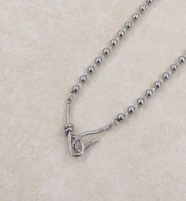fredy emue「ステンレスボールチェーンフックネックレス」|ネックレス|