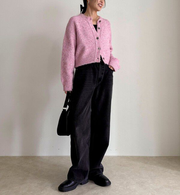 fredy emue「スパンコールニットカーディガン」|カーディガン|