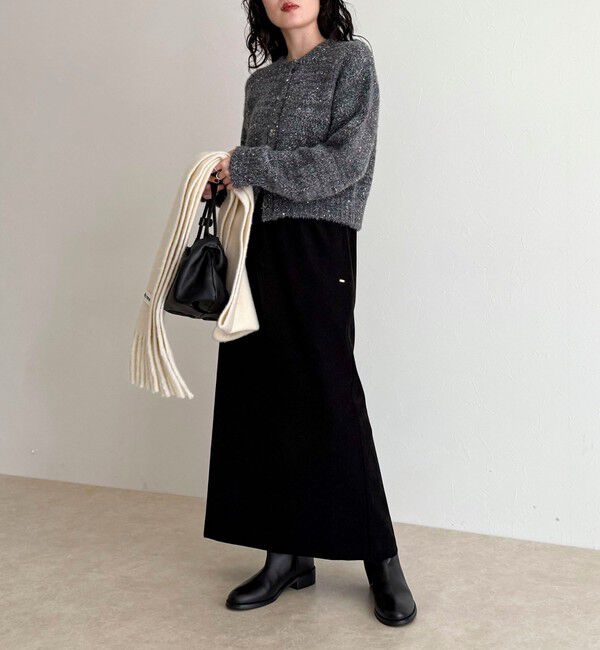 fredy emue「スパンコールニットカーディガン」|カーディガン|