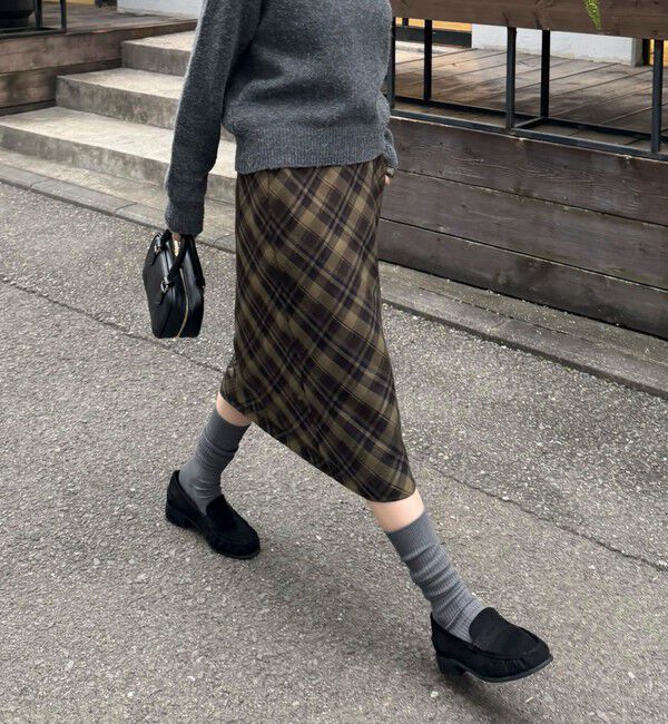 fredy emue「チェックミディスカート」|スカート|