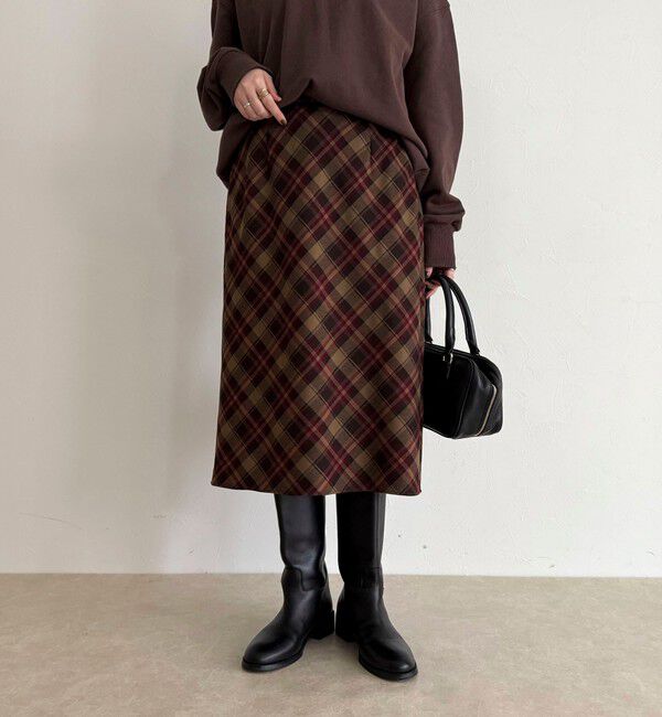 fredy emue「チェックミディスカート」|スカート|