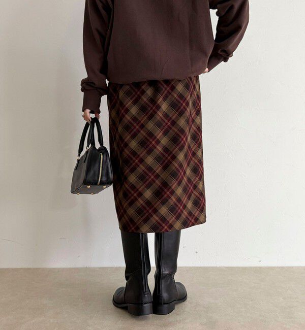 fredy emue「チェックミディスカート」|スカート|