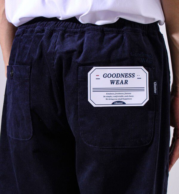 GLOSTER「【人気シリーズ/UNISEX/4サイズ/7色展開】GOODNESS コールパンツ」|チノ|
