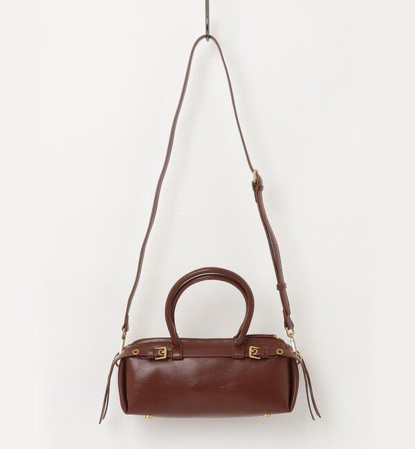 fredy emue「ダブルベルトスリムボストンバッグ」|ショルダー・メッセンジャー|