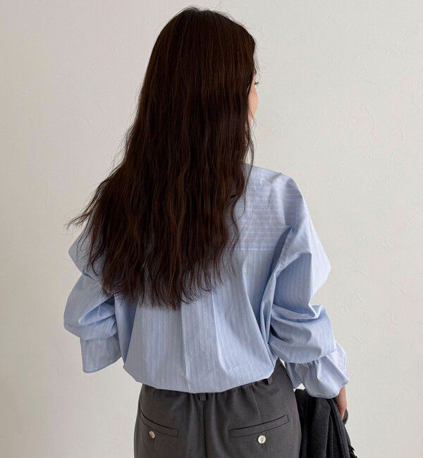 fredy emue「フリルデザインシャツ」|シャツ・ブラウス|