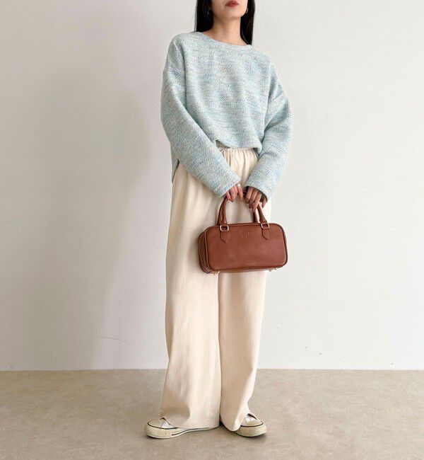 fredy emue「ツィードニットソーコクーンプルオーバー」|Tシャツ・カットソー|