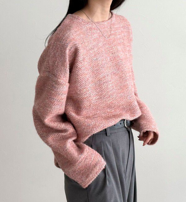 fredy emue「ツィードニットソーコクーンプルオーバー」|Tシャツ・カットソー|