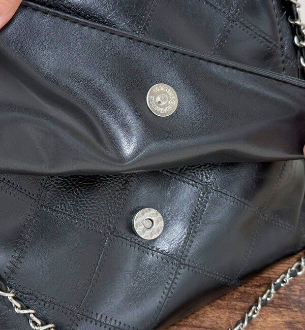 fredy emue「キルト柄チェーンバッグ」|ショルダー・メッセンジャー|