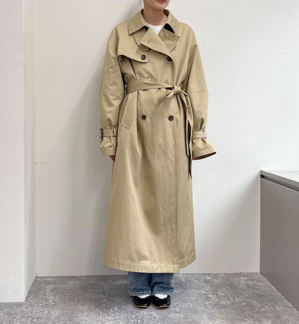 fredy emue「【発売のたびに即完売する大人気アイテム】袖ボリュームトレンチコート」|トレンチコート|