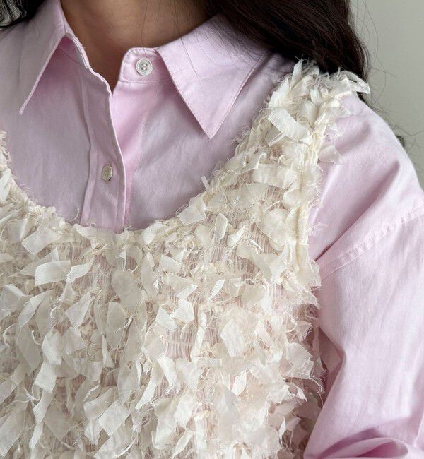 fredy emue「リボンテープビスチェ」|ベスト・ジレ|