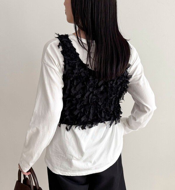 fredy emue「リボンテープビスチェ」|ベスト・ジレ|