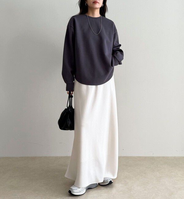 fredy emue「ヘビーサテンバイアススカート」|スカート|