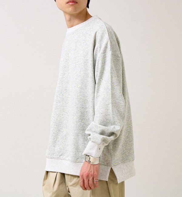 GLOSTER「星穴ネップボンディング クルーネックスウェット」|スウェット・ジャージ|