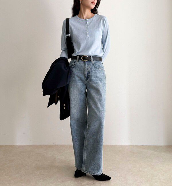 fredy emue「シアーテレコヘンリーネックプルオーバー」|Tシャツ・カットソー|