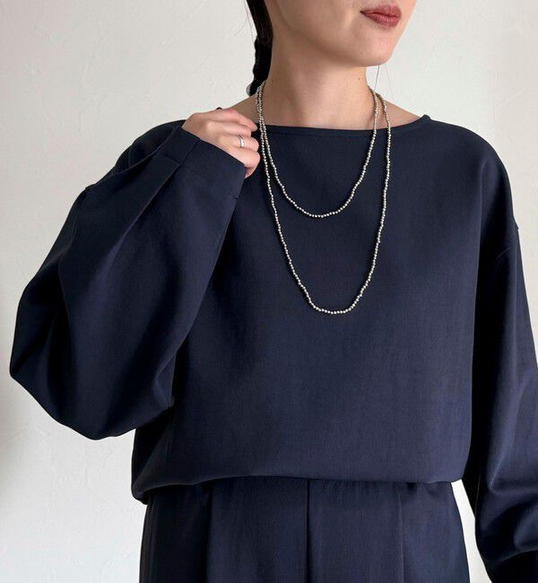 fredy emue「【セットアップ対応】パウダリーツイルコクーンブラウス」|シャツ・ブラウス|