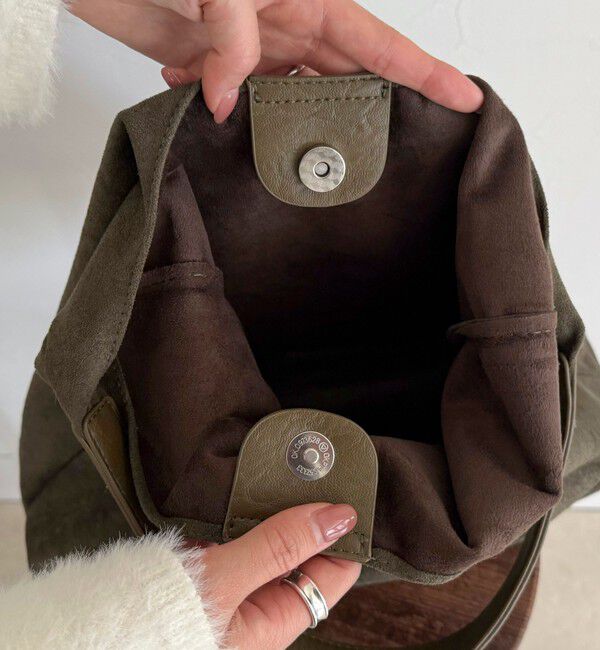 fredy emue「フェイクスエードトライアングルバッグ」|トートバッグ|