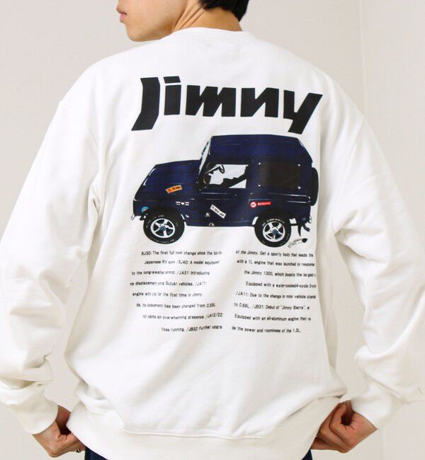 GLOSTER「【ロングセラーコラボ】ジムニー&times;GLOSTER Suzuki Jimny 裏毛プリントスウェット」|スウェット・ジャージ|