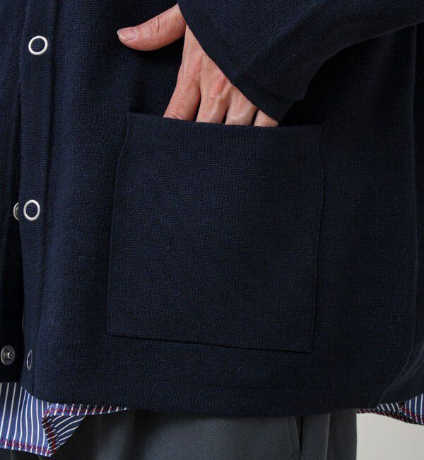 GLOSTER「【品よく羽織れる】COACH KNITカーデ」|カーディガン|