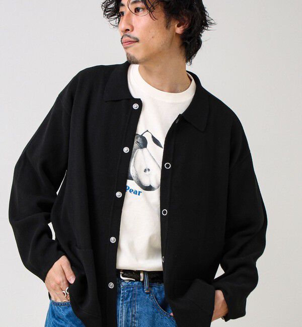GLOSTER「【品よく羽織れる】COACH KNITカーデ」|カーディガン|