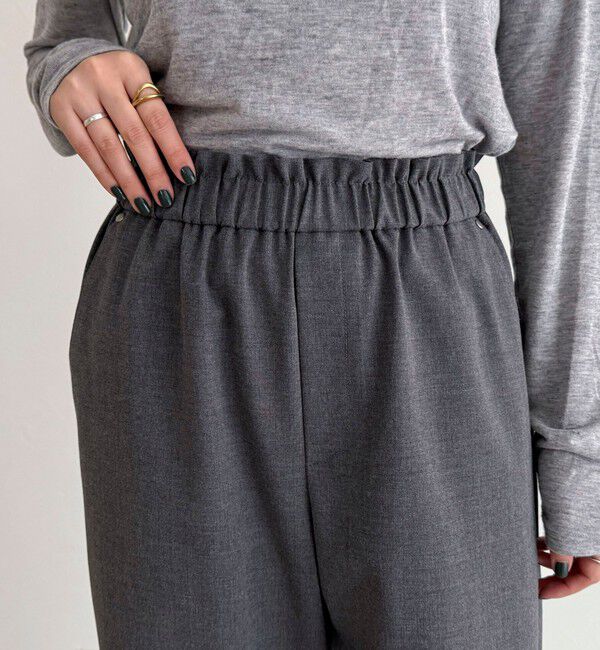 fredy emue「TRイージーセミワイドパンツ」|チノ|