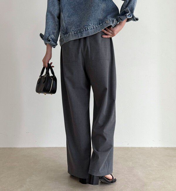 fredy emue「TRイージーセミワイドパンツ」|チノ|