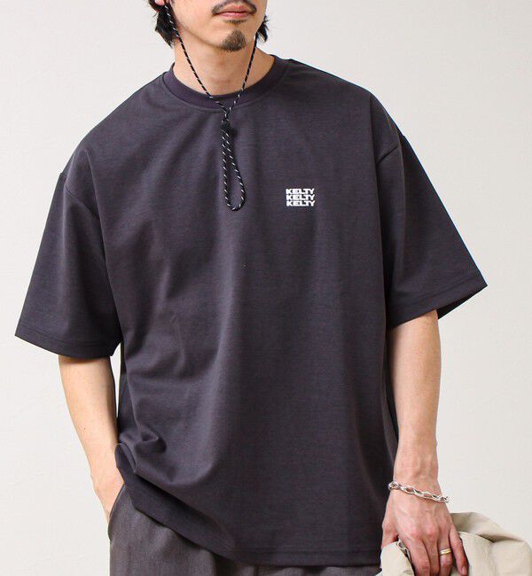 GLOSTER「【KELTY&times;GLOSTER】別注 ポンチT」|Tシャツ・カットソー|チャコールグレー