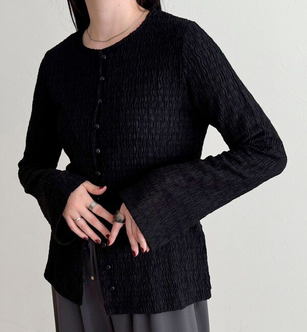 fredy emue「シャーリングカットブラウス」|Tシャツ・カットソー|