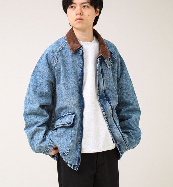 GLOSTER「【ダック地/デニム】衿コール カバーオール」|その他|