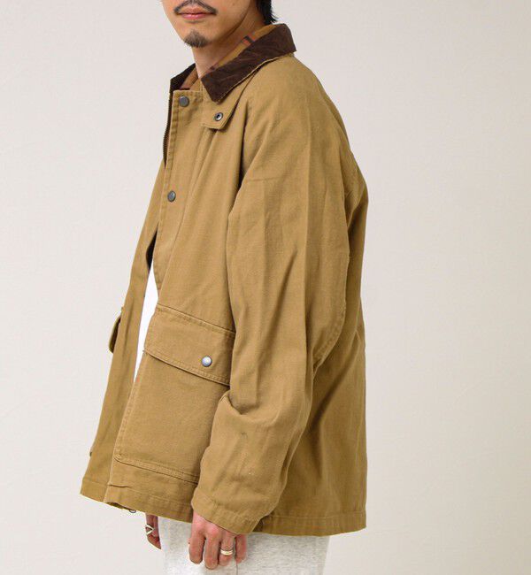 GLOSTER「【ダック地/デニム】衿コール カバーオール」|その他|