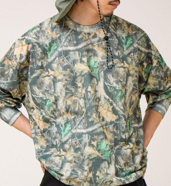 GLOSTER「【無地/リアルツリーカモ】ミニ裏毛 裾ドロストスウェット」|スウェット・ジャージ|