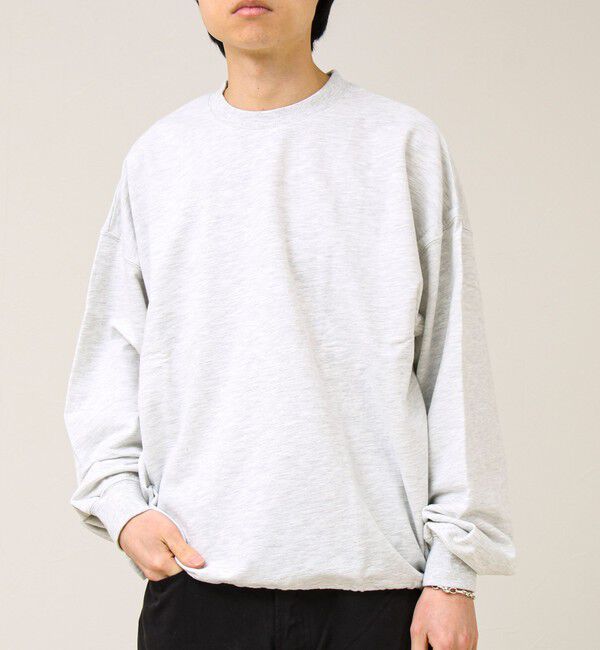 GLOSTER「【無地/リアルツリーカモ】ミニ裏毛 裾ドロストスウェット」|スウェット・ジャージ|