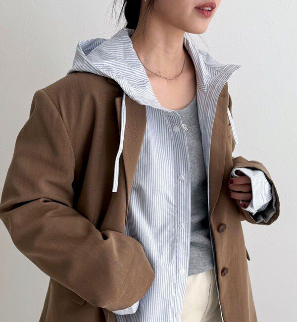 fredy emue「【GEVACO/ゲバコ】フーディシャツ」|シャツ・ブラウス|