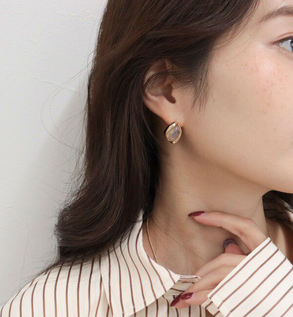 fredy emue「カラーメタルカバーピアス」|ピアス|