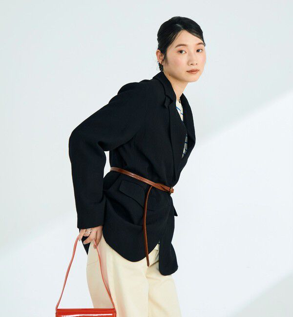 fredy emue「牛革フリー細ベルト」|ベルト|