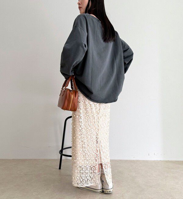 fredy emue「《セットアップ対応》フォーカスドット刺繍スカート」|スカート|