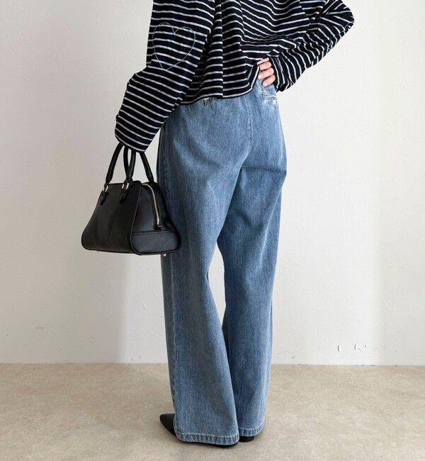 fredy emue「デニムタックスラックス」|デニム|