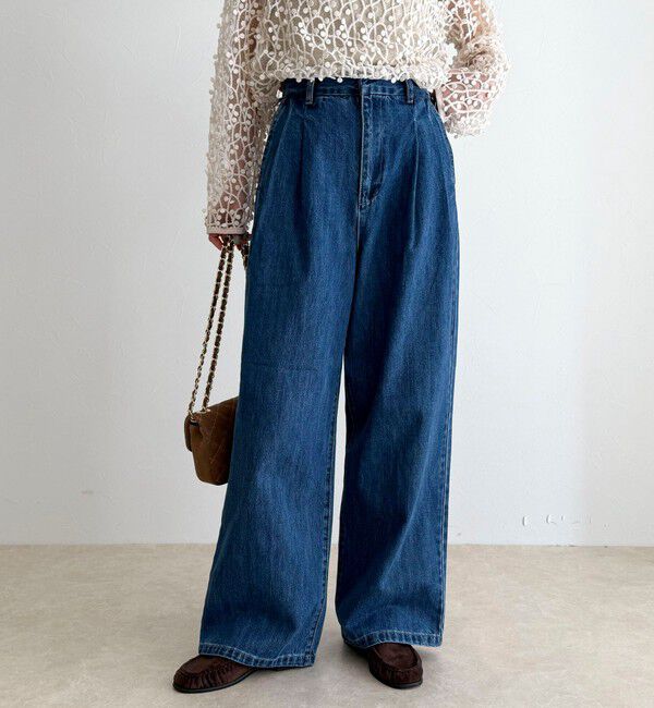 fredy emue「デニムタックスラックス」|デニム|