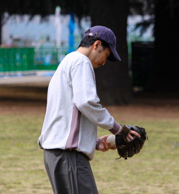 GLOSTER「【一枚でサマになる】ブークレ配色ラインプルオーバー」|Tシャツ・カットソー|