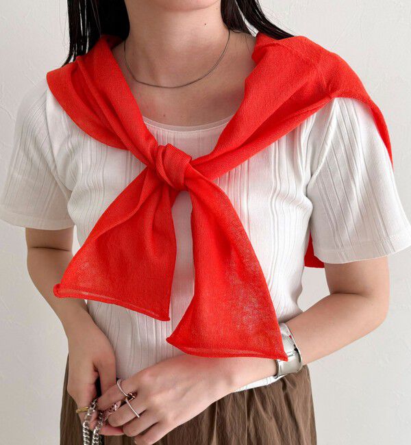 fredy emue「ランダムテレコ5分袖Tシャツ」|Tシャツ・カットソー|